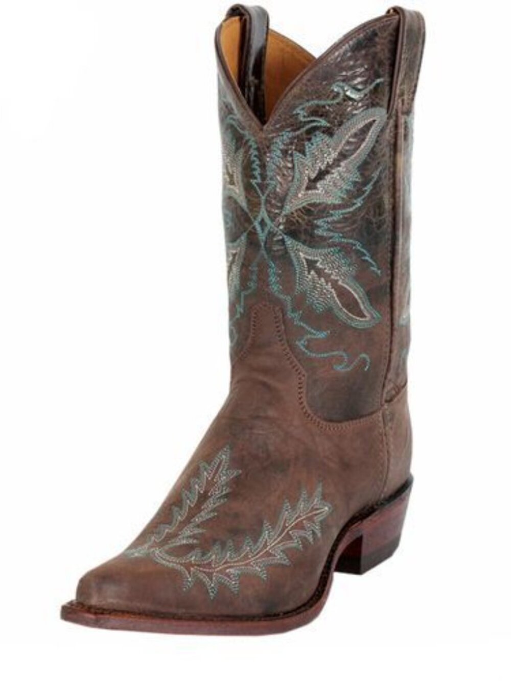 Justin Women's Bent Rail Western Leather Boots (Model BRL106)  Size 5